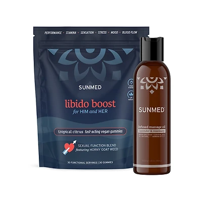 Libido Gummies + Massage Oil Bundle
