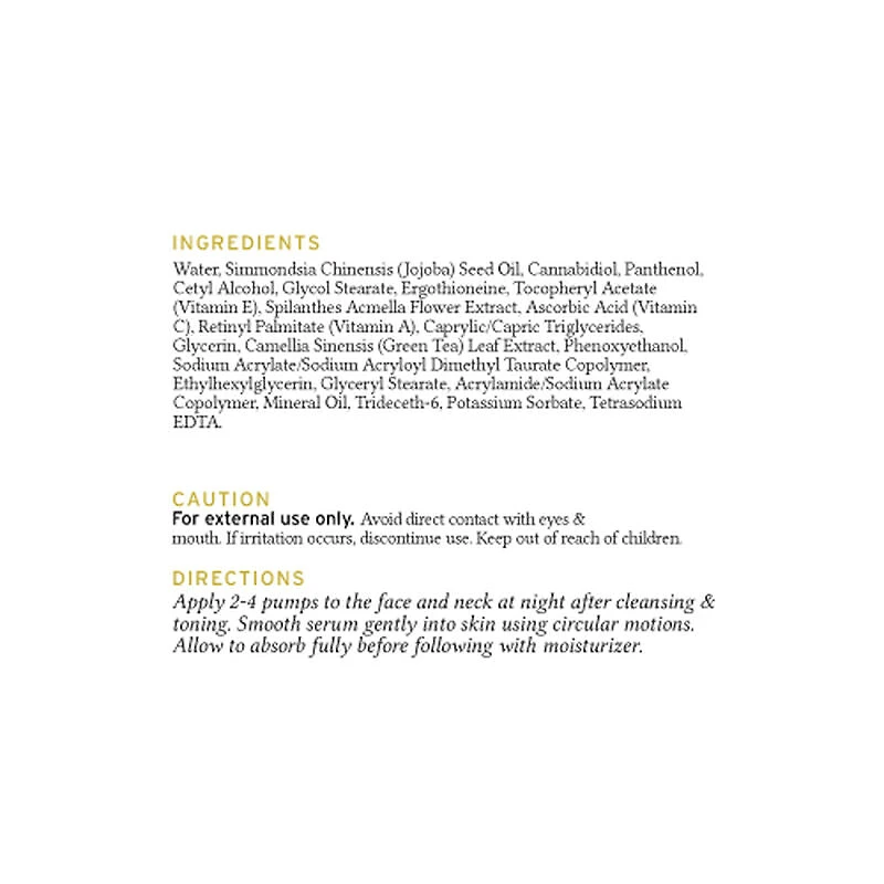 Broad Spectrum Nighttime Ageless Serum