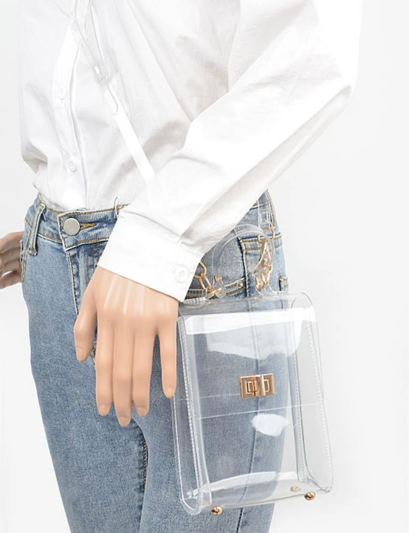 Hd clear bags  with handle