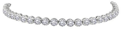 10.00 Carat Of Lab Grown Diamonds Bracelet, 10kt White Gold.....................NOW
