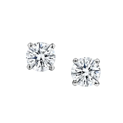 .25 Carat of Lab Grown Diamonds Stud Earrings, Sterling Silver.....................NOW