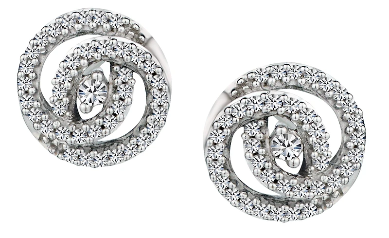 .15 Carat of Diamonds Stud Earrings, 10kt White Gold.....................NOW