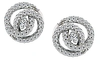 .15 Carat of Diamonds Stud Earrings, 10kt White Gold.....................NOW