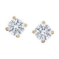.25 Carat Of Lab Grown Diamonds Stud Earrings, 14kt Yellow Gold.....................NOW