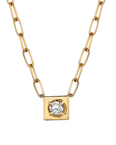 .10 Carat of Diamonds "Love Lock" Necklace, 14kt Yellow Gold.....................NOW