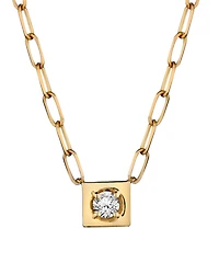 .10 Carat of Diamonds "Love Lock" Necklace, 14kt Yellow Gold.....................NOW