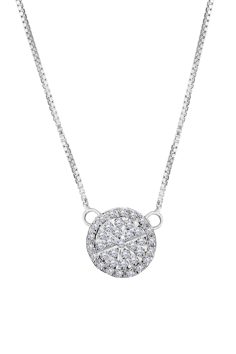 .20 Carat Of Diamonds "Sparkle" Necklace, Silver.....................NOW