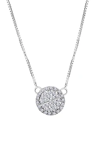 .20 Carat Of Diamonds "Sparkle" Necklace, Silver.....................NOW