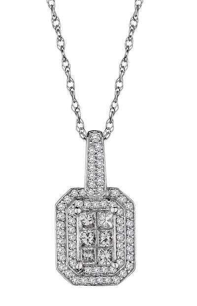.50 Carat of Diamonds "Prestige" Pendant, 14kt White Gold.....................NOW
