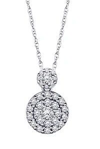 .25 Carat of Diamonds Pendant, 10kt White Gold.....................NOW