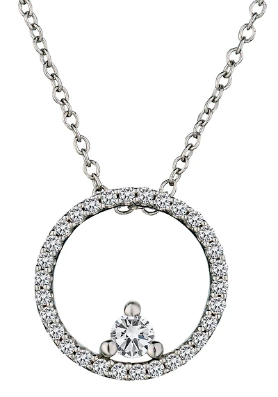 .25 Carat of Diamonds Pendant. 14kt White Gold.....................NOW