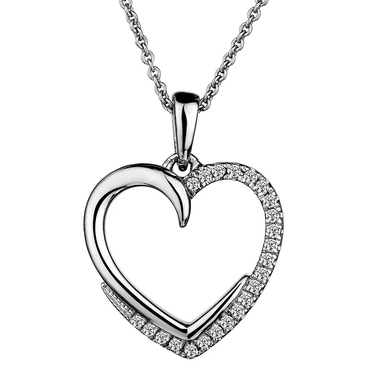 22 Carat of Diamonds Heart Pendant