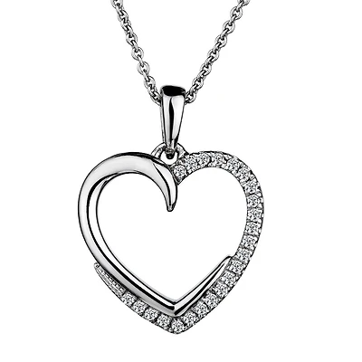 22 Carat of Diamonds Heart Pendant