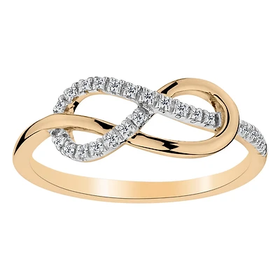 10 Carat of Diamonds "Infinity" Ring