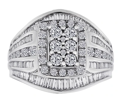 1.72 Carat of Diamonds "Dream" Ring, 14kt White Gold.....................NOW