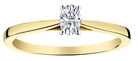.26 Carat of Lab Grown Diamond Oval Solitaire Ring, 10kt Yellow Gold.....................NOW