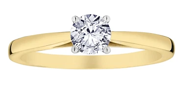 .40+ Carat Of Lab Grown Diamond "Brilliant" Cut Ring, 10kt Yellow Gold.....................NOW
