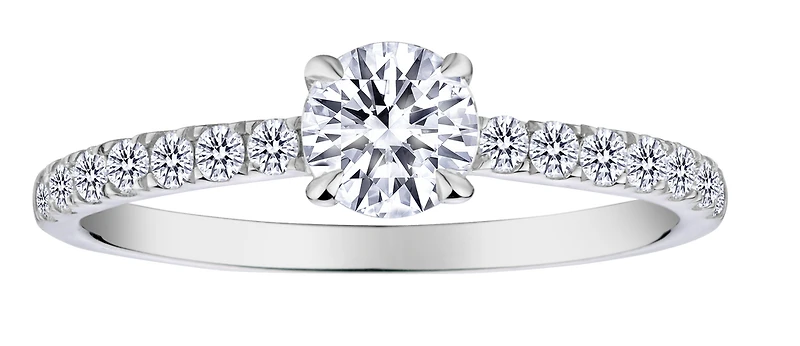 .75 Carat of Lab Grown Diamonds, 10kt White Gold.....................NOW