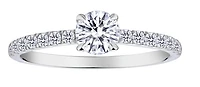 .75 Carat of Lab Grown Diamonds, 10kt White Gold.....................NOW
