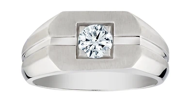 .52 Carat of Lab Grown Diamond Men's Ring, 10kt White Gold.....................NOW