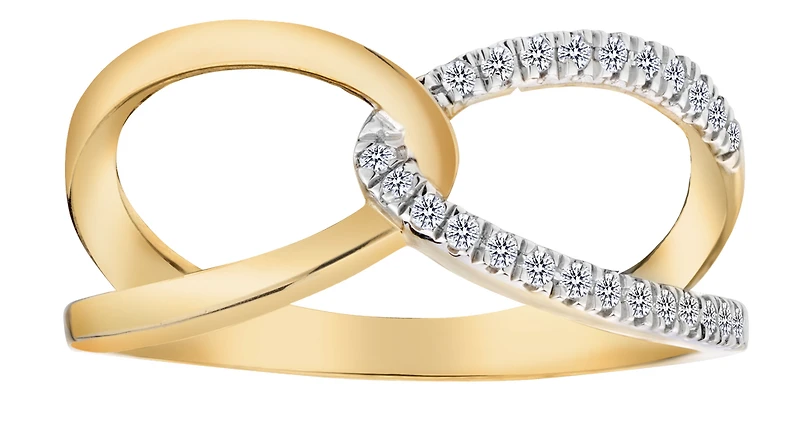 .18 Carats of Lab Grown Diamond Ring, 10kt Yellow Gold.....................NOW