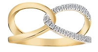 .18 Carats of Lab Grown Diamond Ring, 10kt Yellow Gold.....................NOW