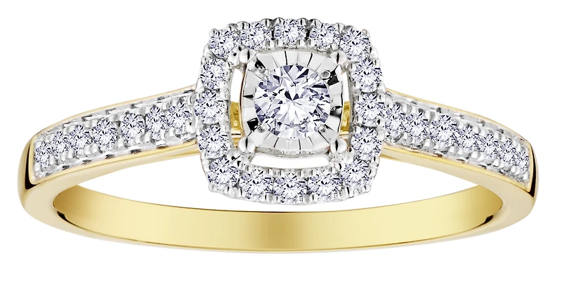 .40+ Carat Of Lab Grown Diamonds Ring, 10kt Yellow Gold.....................NOW