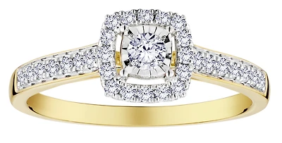 .40+ Carat Of Lab Grown Diamonds Ring, 10kt Yellow Gold.....................NOW