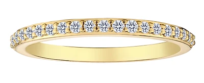 .25 Carat Of Lab Grown Diamonds Band, 10kt Yellow Gold.....................NOW
