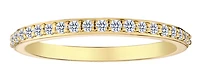 .25 Carat Of Lab Grown Diamonds Band, 10kt Yellow Gold.....................NOW