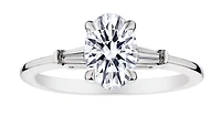 Carat of Lab Grown Diamonds "Oval" Cut Ring