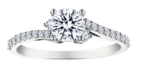 72 Carat of Lab Grown Diamonds "Brilliant" Cut Ring