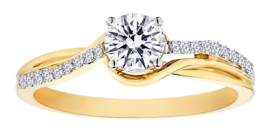 50 Carat of Lab Grown Diamonds "Brilliant" Cut Ring