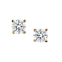 .25 Carat of Diamonds Stud Earrings, 10kt Yellow Gold.......................NOW