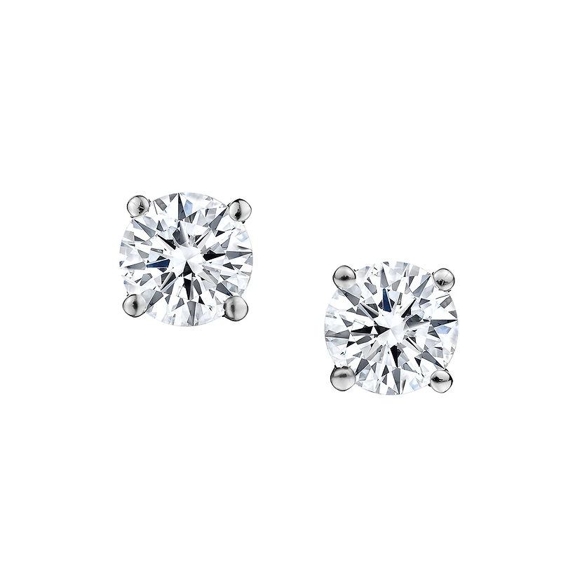 Carat of Diamonds Stud Earrings