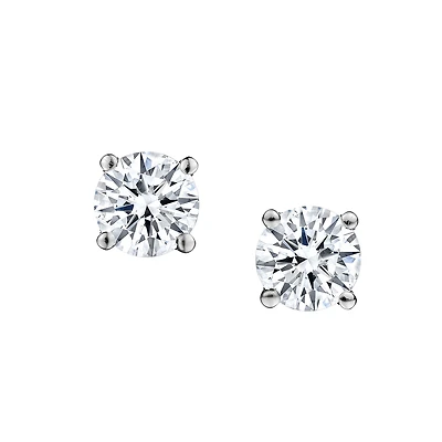Carat of Diamonds Stud Earrings