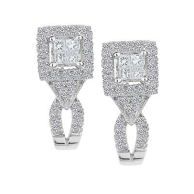 40 Carat of Diamonds Earrings