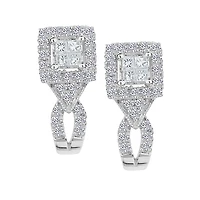 40 Carat of Diamonds Earrings