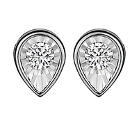 .17 Carat of Diamonds Pear Shape Stud Earring, 10kt White Gold.......................NOW
