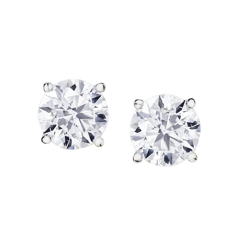 1.00 Carat "Premium" Diamond Studs, 14kt White Gold.....................NOW