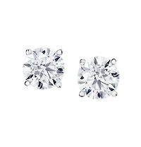1.00 Carat "Premium" Diamond Studs, 14kt White Gold.....................NOW