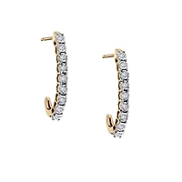 .25 Carat of Diamonds Earrings, 10kt Yellow Gold.....................NOW