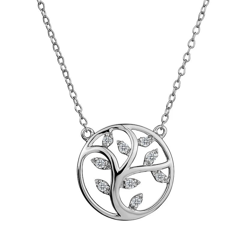 .10 Carat of Diamonds "Tree of Life" Necklace,  10kt White Gold…...................NOW