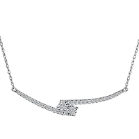 .50 Carat of Diamonds "Together" Necklace, 10kt White Gold.....................NOW