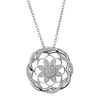 .20 Carat of Diamonds "Sunflower" Pendant, 10kt White Gold…...................NOW