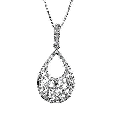 .50 Carat of Diamonds Pendant, 10kt White Gold…...................NOW
