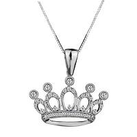 .16 Carat of Diamonds Tiara Pendant, 10kt White Gold....................Now