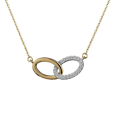 .10 Carat of Diamonds "Unity" Pendant, 10kt Yellow Gold......................NOW