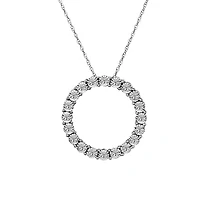15 Carat of Diamonds Circle Pendant