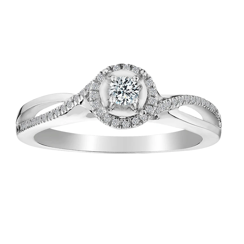 .20 Carat of Canadians Diamond "Dream" Engagement Ring, 10kt White Gold.....................NOW